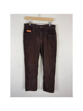 Empyre Relaxed Fit Corduroy Pants Mens 30X28  Brown Skate Trousers 100% Cotton
